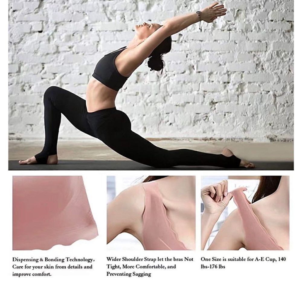 Pack of 2x seamless padded bras for Sport Yoga Sleep